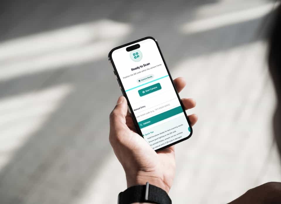 Zinifly Tickets - QR Code Scanning